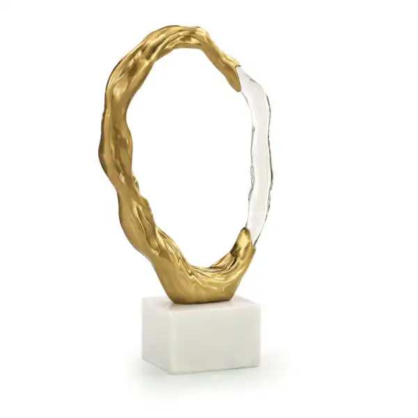 Metallic Ice Sculpture