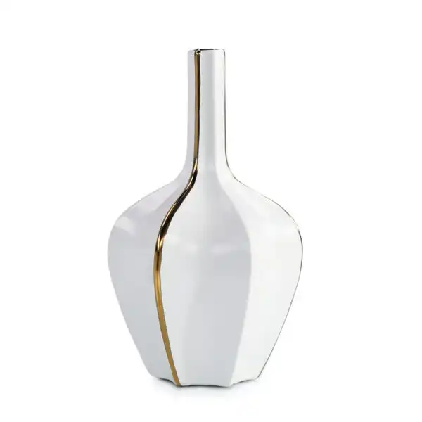 Golden Stripe Vase