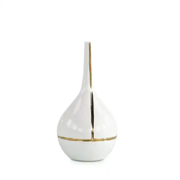 Golden Stripe Vase