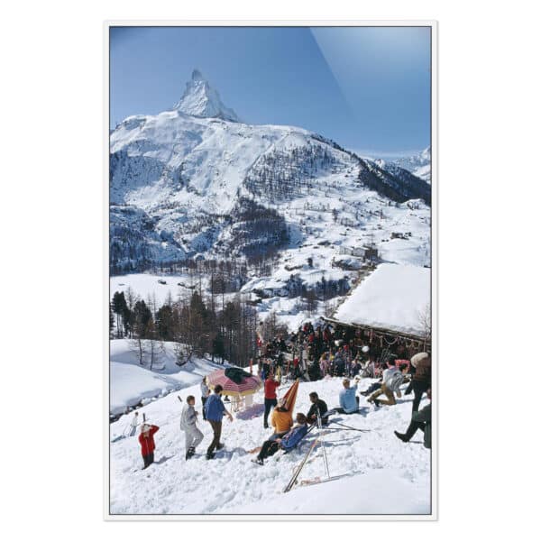Zermatt Skiing II by Slim Aarons