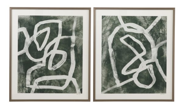 Chalk Line Framed Print