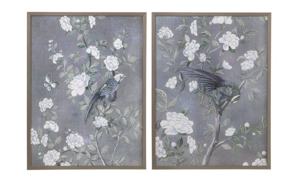 Birds & Blooms Framed Print