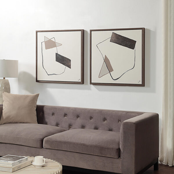 Lacadie Canvas Art with Wood Frame