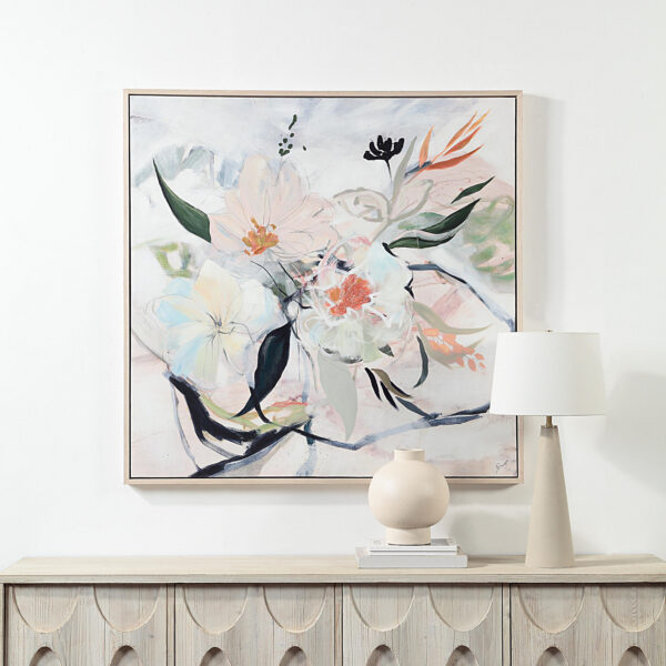 Daye Canvas Art with Wood Frame