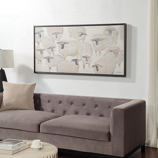 Shah Canvas Art with Wood Frame