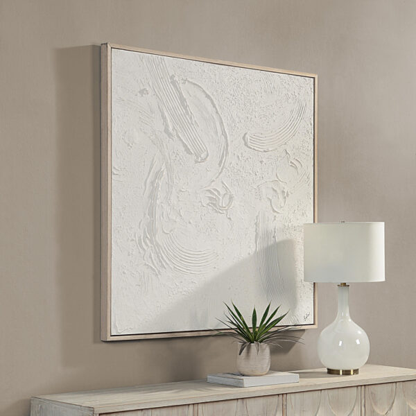 Luz Canvas Art with Wood Frame