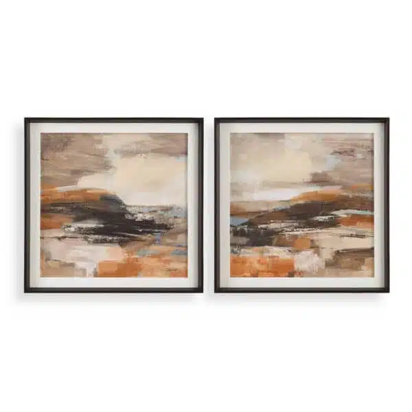 Cinnamon Shore Framed Prints, Set of 2