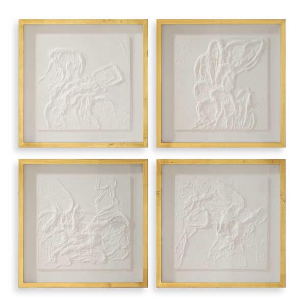 Fourfold Framed Prints, Set of 4