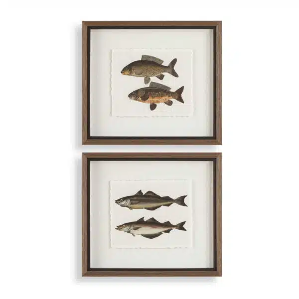 The Catch Framed Prints, Set of 2