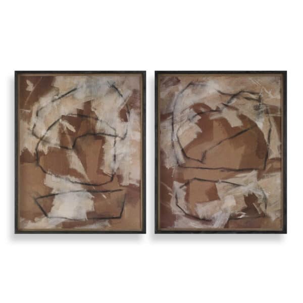 Rush & Dash Framed Prints, Set of 2