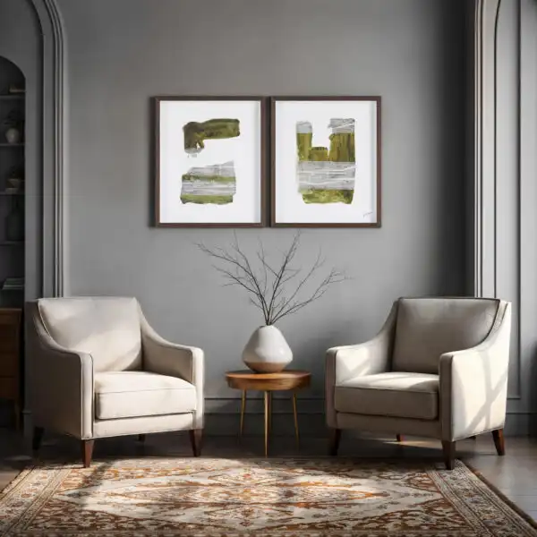Aimee Printed Artwork, Set of 2