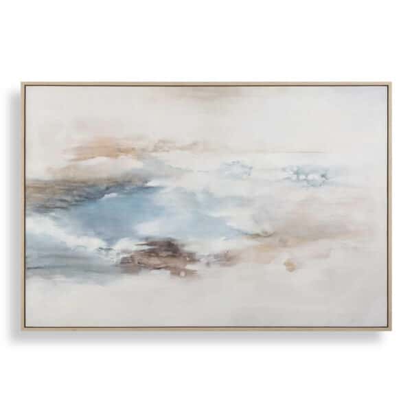 Chasing Blue Hand Painted Canvas