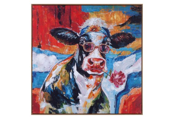 Cool Dude Framed Canvas