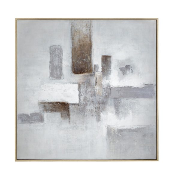 Urban Stillness Framed Canvas