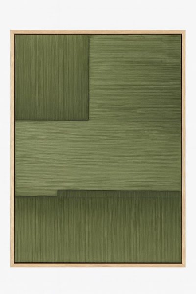 Sycamore Bark Framed Canvas