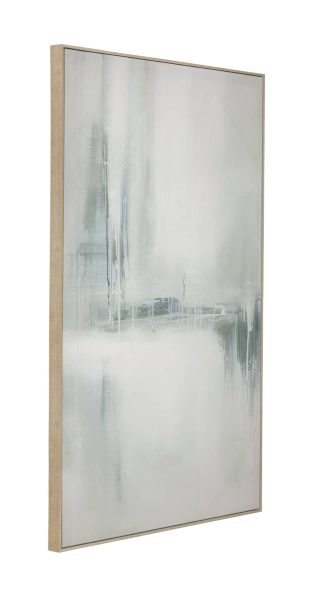 Misty Crossing Framed Canvas