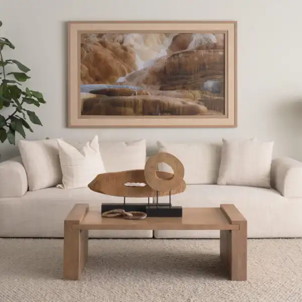 Ironwood Small Natural Wooden Circular Object