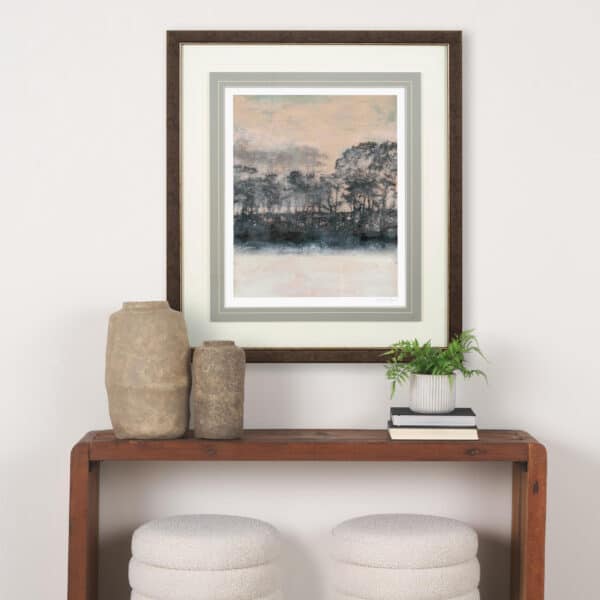 Blush Treeline Framed Series