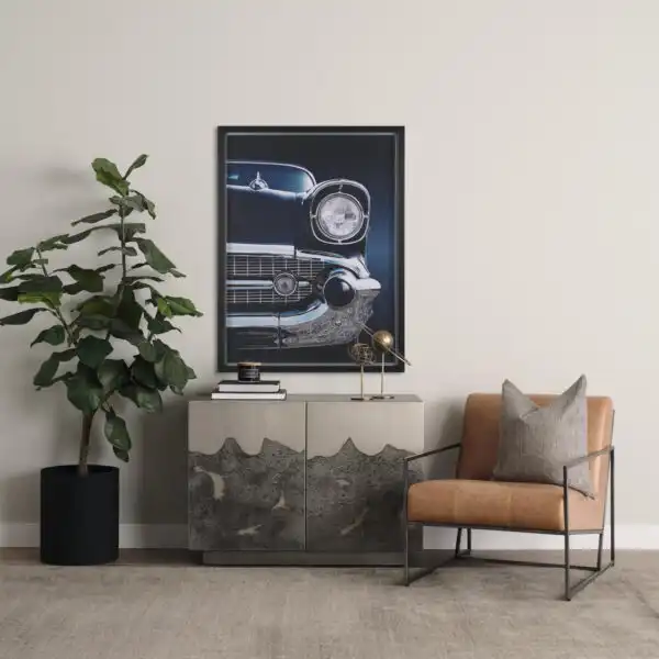American Classic Car Bel Air 1957 Framed Series