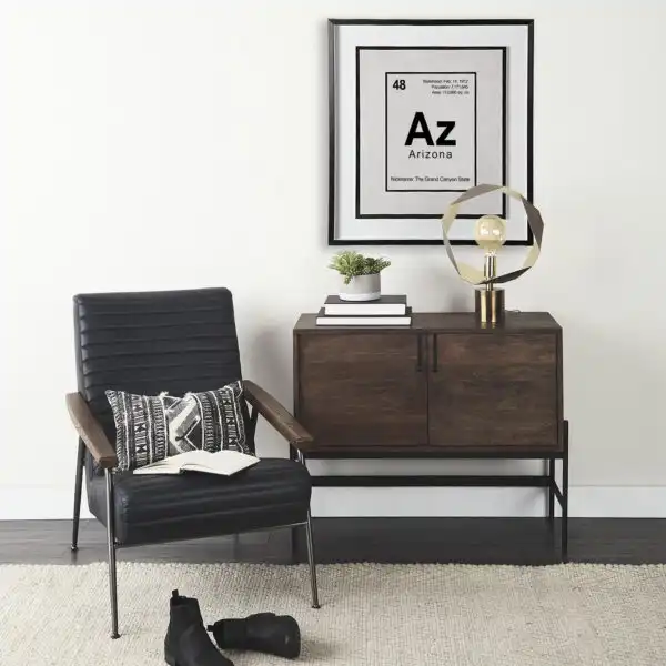 City and State Periodic Table Framed Series