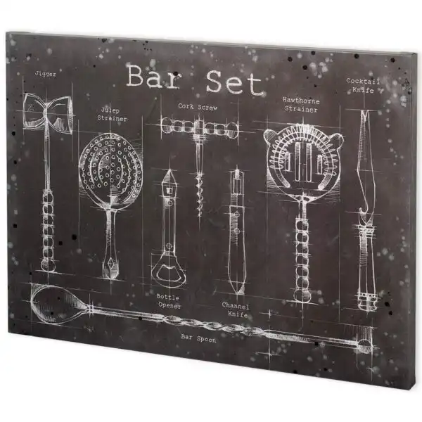Barware Blueprint Canvas Series