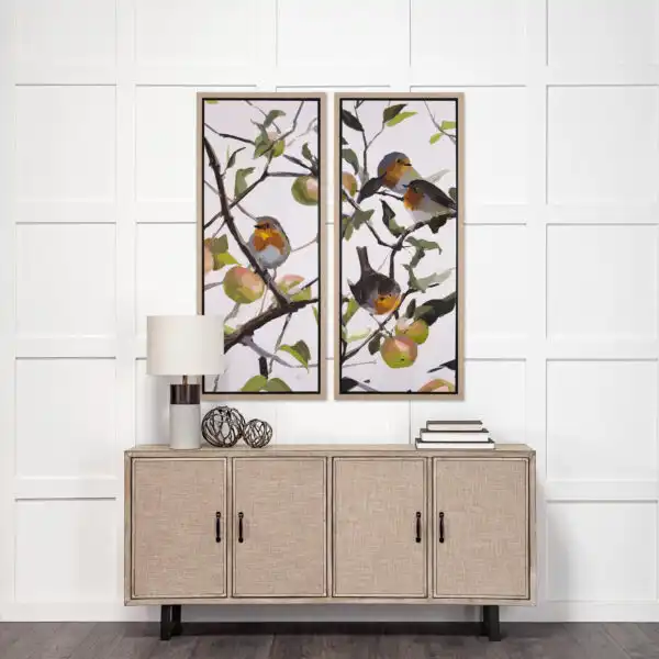 Birds & Apples Canvas Series