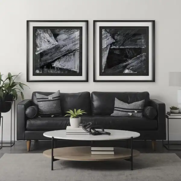 Black Composition Framed Series