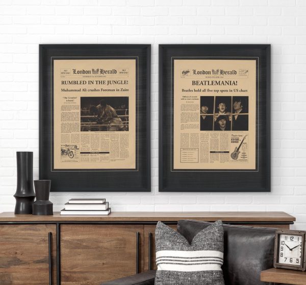 Newspaper Headline Framed Series