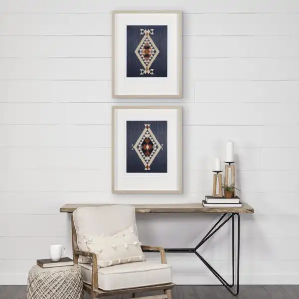 Blue Tapestry Framed Series
