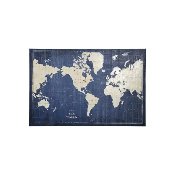 Blueprint World Map Canvas Series