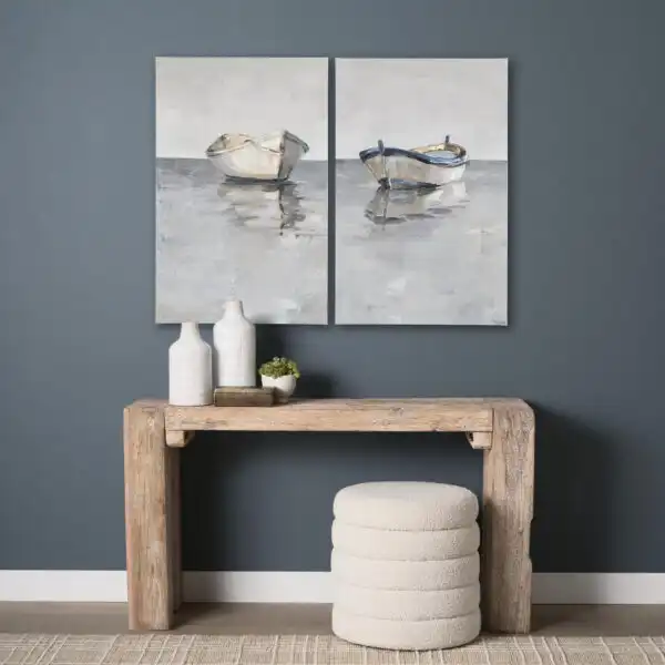 Boat on the Horizon Canvas Series