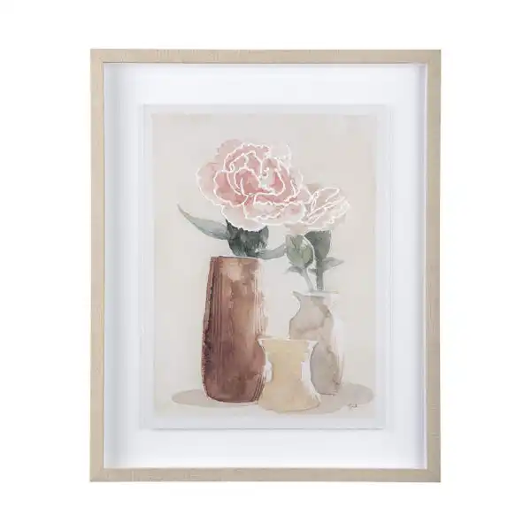 Boho Flowers Framed Series