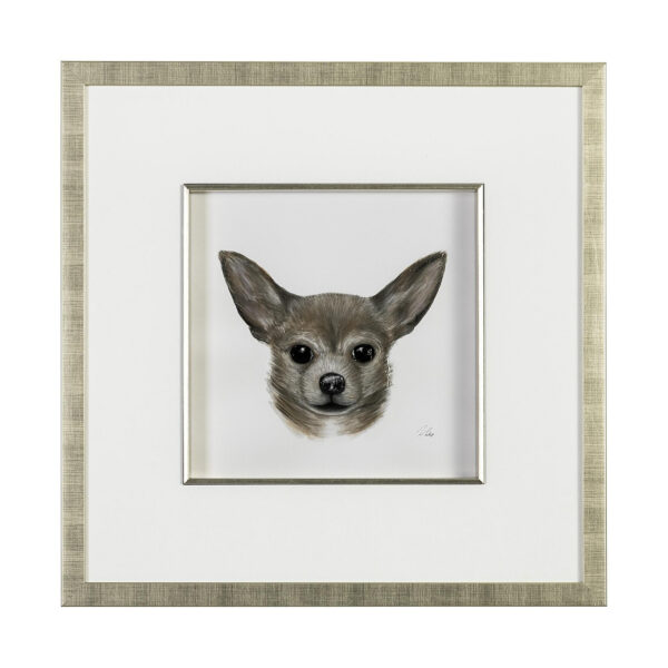 Small Dog Sketch Framed Series