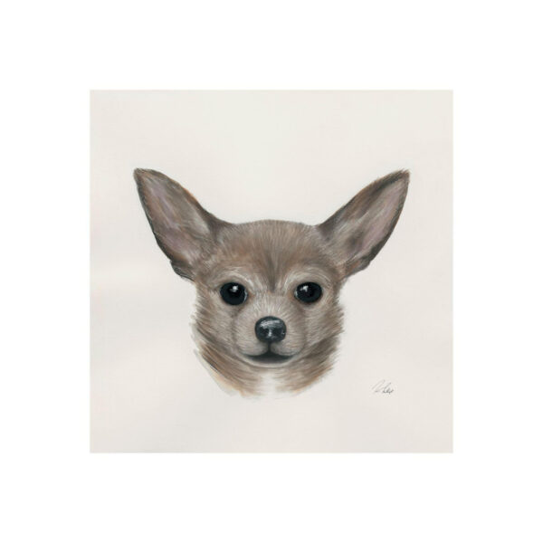 Small Dog Sketch Canvas Series