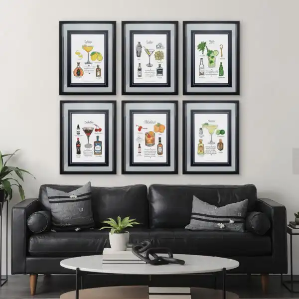 Classic Cocktail Framed Series
