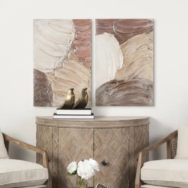 Colored Shells Canvas Series