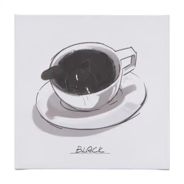 Coffee Cat Canvas Series