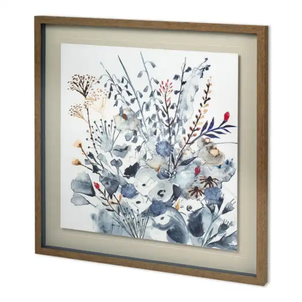 Custom Indigo & Ochre Framed Series