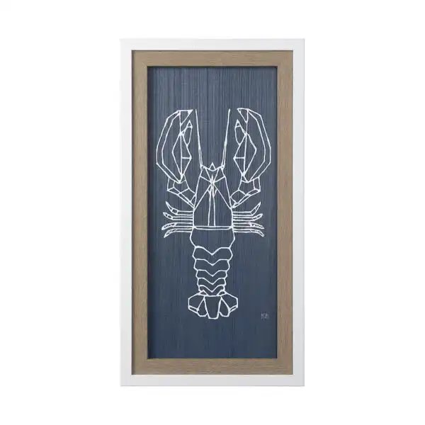 Sea Life Denim Framed Series