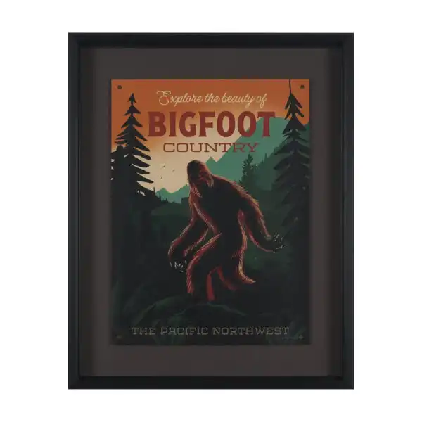 Cryptid Tourism Framed Series