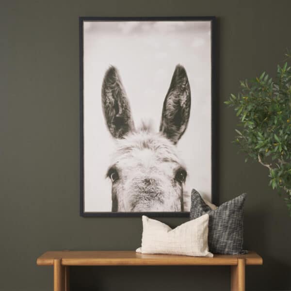 Downward Facing Donkey Sepia by Nathan Larson