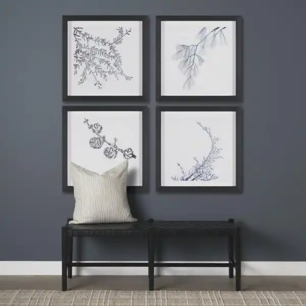 Evergreen Branches Framed Series