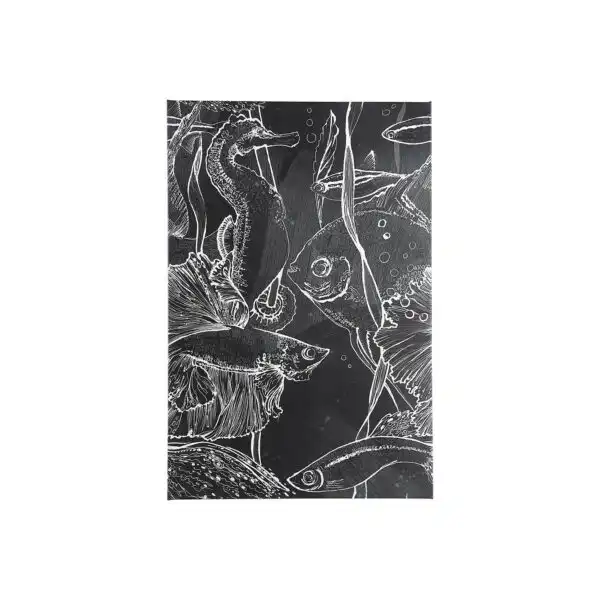 Fish B&W Canvas Series
