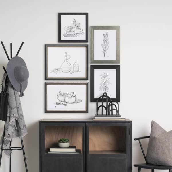 Herb Sketch I, II by Mercana Studio