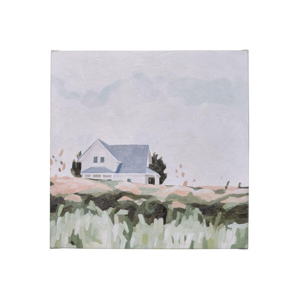 House on a Hill Canvas Series