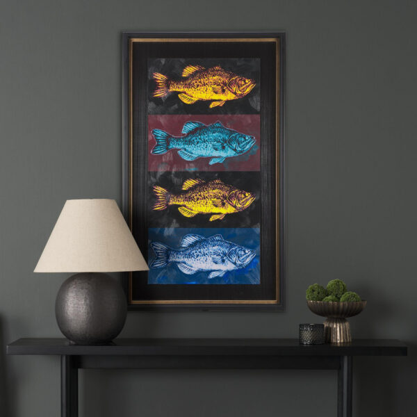 Largemouth Bass Framed Series
