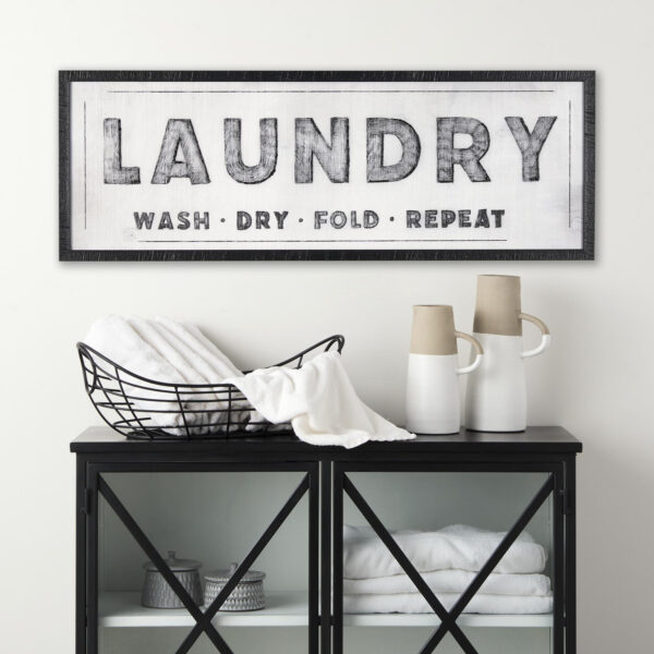 Laundry Wash Framed Series