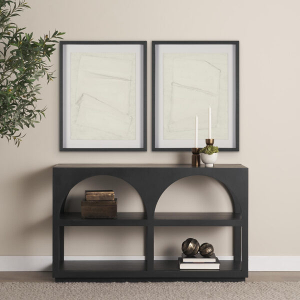 Linen Folds Framed Series