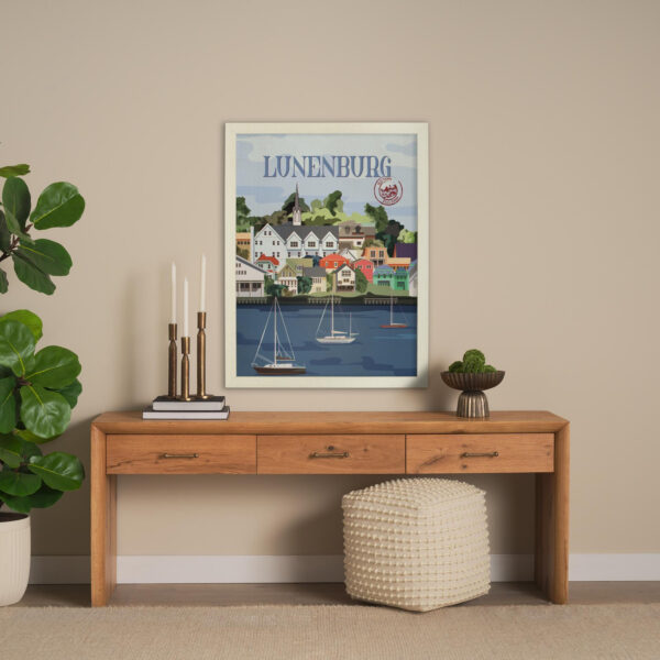 Lunenburg Go Canada Framed Series