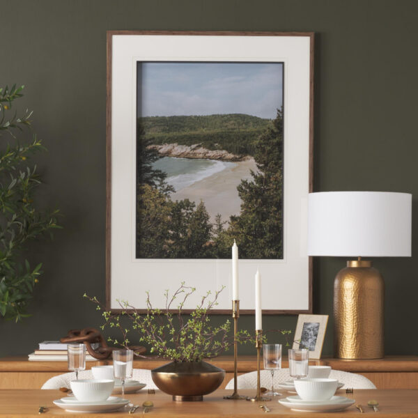 Maine Beach View Framed Series